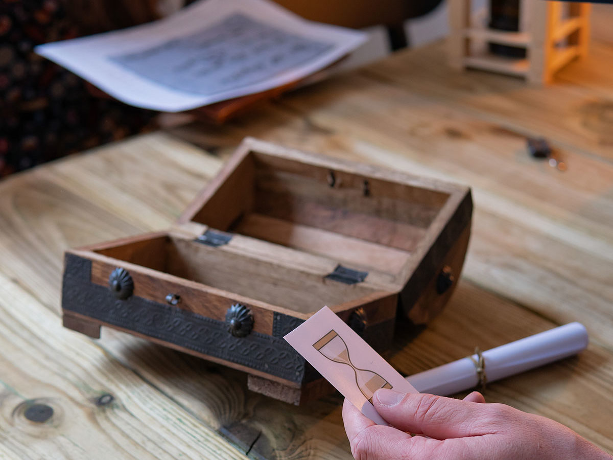 Énigme à résoudre pendant l'escape game organisé par Ready-Steady