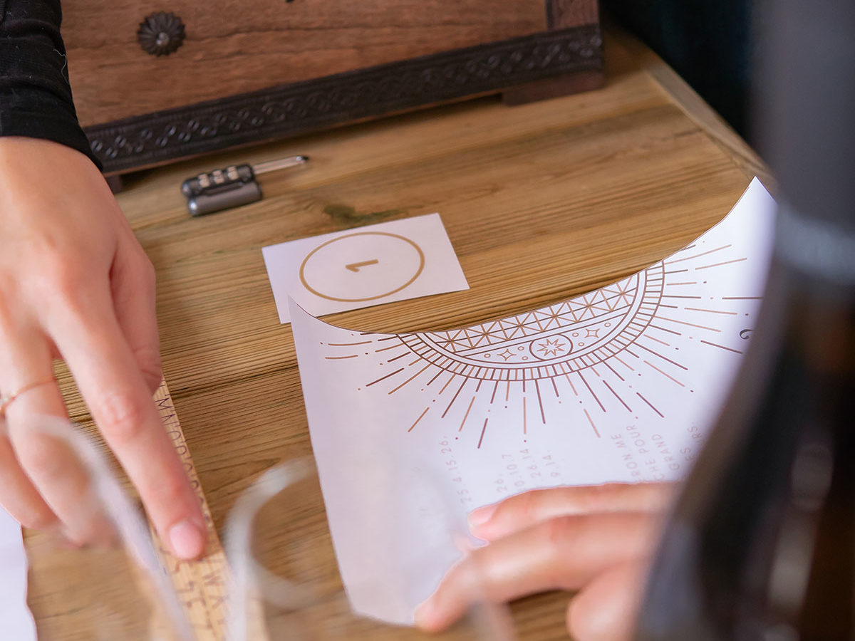 Énigme à résoudre pendant l'escape game organisé par Ready-Steady