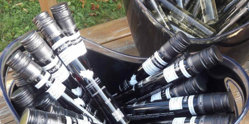 Fioles de dégustation pour la balade dégustation organisée par Ready-Steady