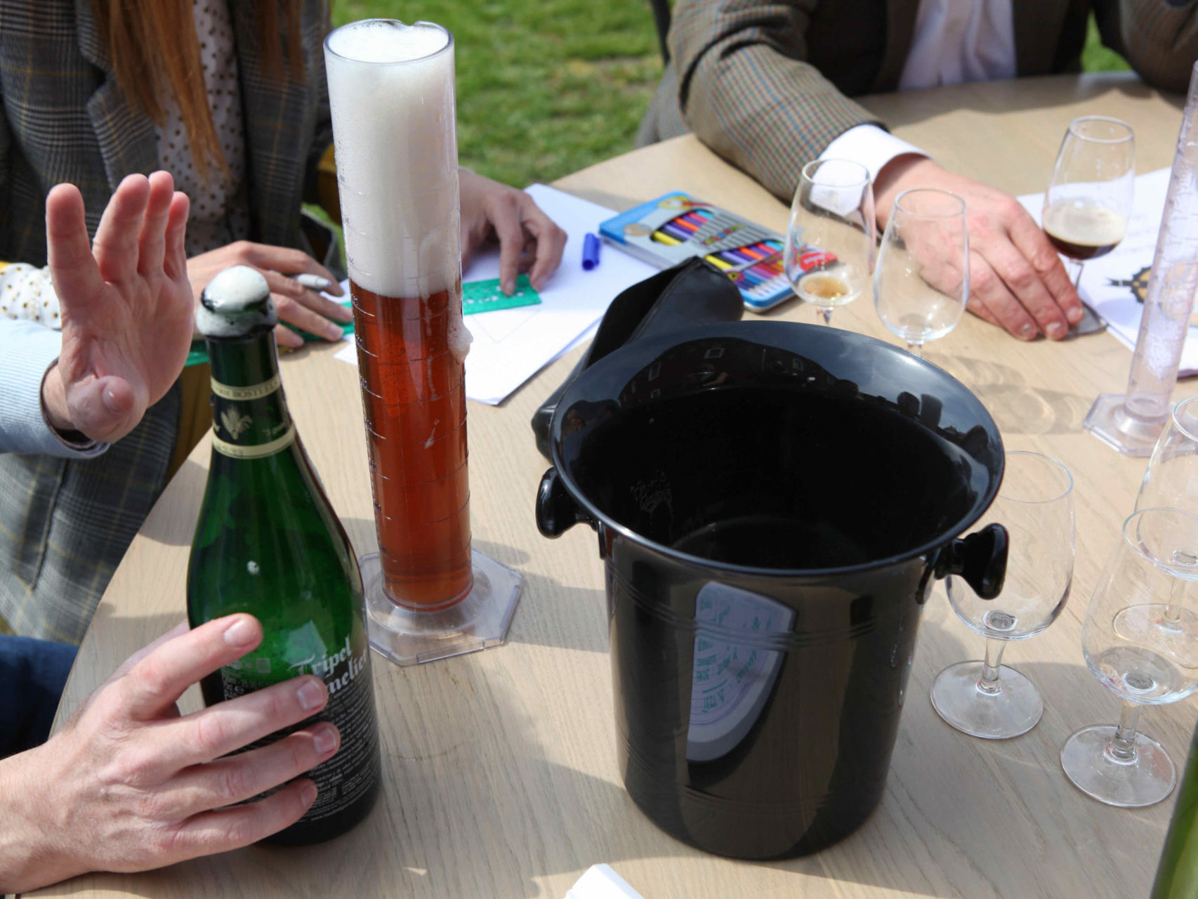Dégustation de bière lors de l'animation Beer Academy