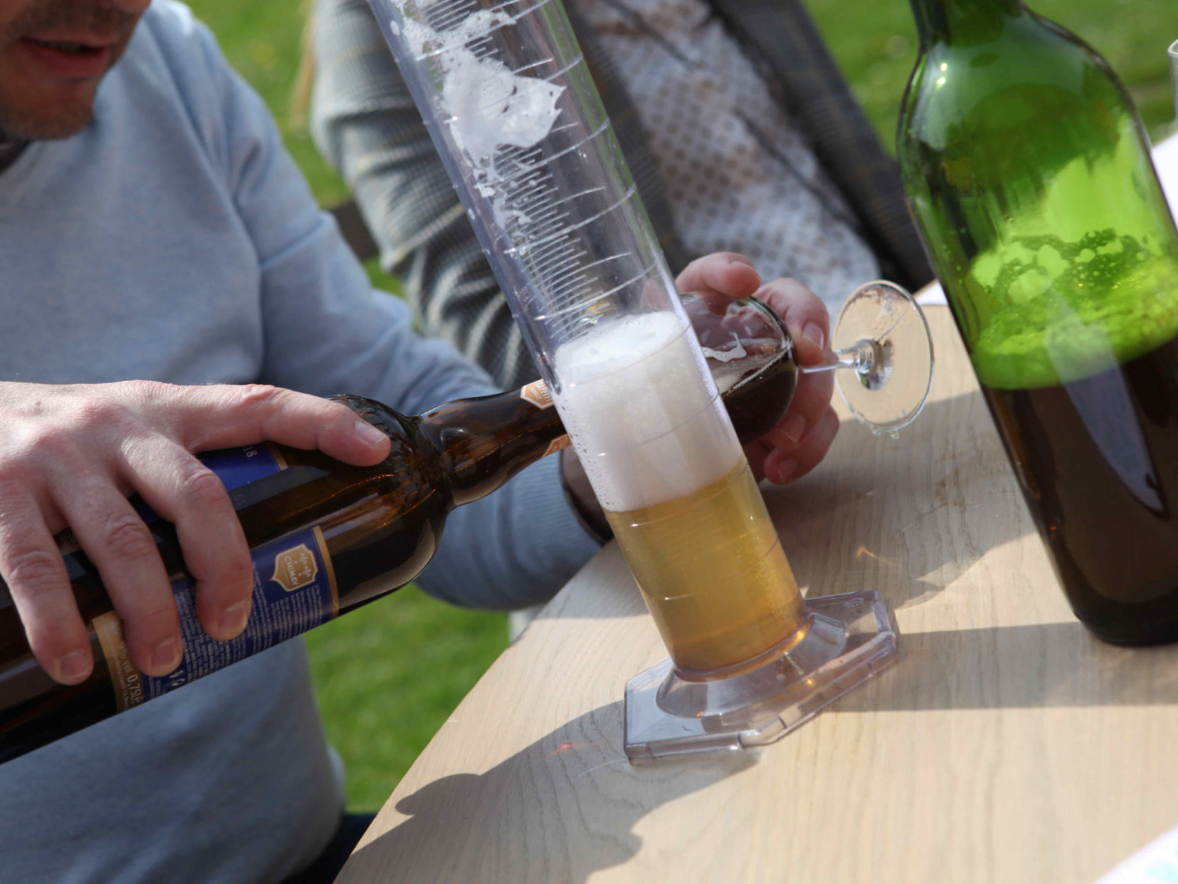 Dégustation de Chimay durant l'animation Beer Academy