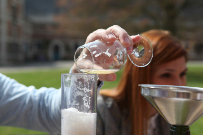 Dégustation de bière durant la Beer Academy