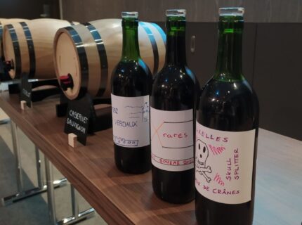 Atelier de création de vin lors d'un team building