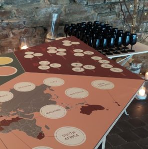 Table d'animation pour le Casino du vins