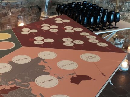 Table d'animation pour le Casino du vins
